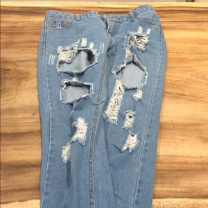 Perfectly ripped jeans